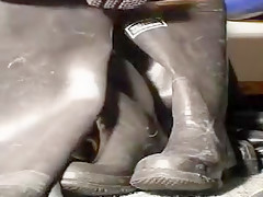 nlboots - could not get closer to bata waders, blue rubber