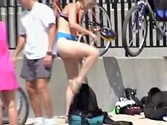 shooting candid butt in hot bikini panty 06y
