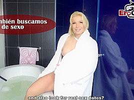 spanish blonde amateur milf fuck in madrid