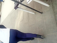 spy sexy ass in street romanian