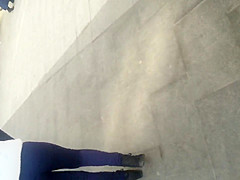 spy sexy ass in street romanian