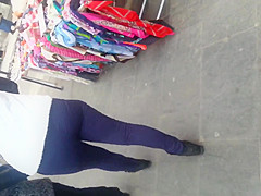 spy sexy ass in street romanian