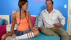 teen 18+ Fucks Her Professor To Make Bad News Good