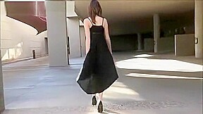 teen 18+ Masturbates In Public Stairs