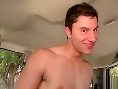 teen 18+ dude cumming after gay anal sex