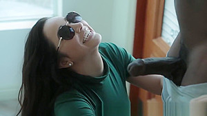 teen 18+ gets bbc cum on jugs