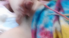teen 18+ tied up and put in big diaper to wet ABDL