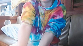 teen 18+ tied up and put in big diaper to wet ABDL
