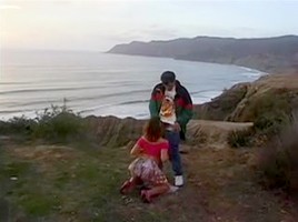the gaping started day at beach and ended the night