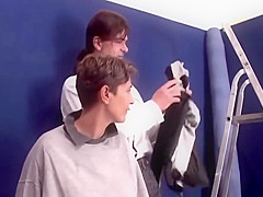 vintage Euro clip of busty MILF getting fucked