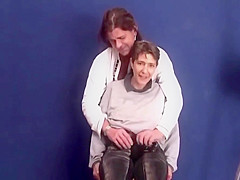 vintage Euro clip of busty MILF getting fucked