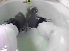 with white jodhpur in the bathtub 1