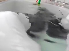 with white jodhpur in the bathtub 1