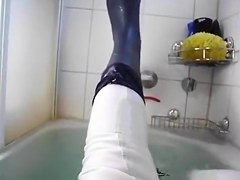 with white jodhpur in the bathtub 1