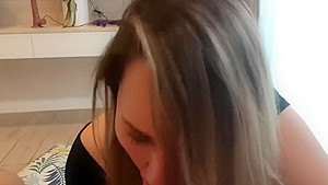 young Step mother sucks dick