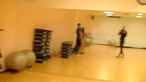 young girl fuck in the gym two ATHLETES