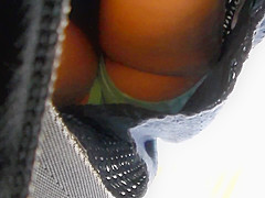 young girl in store headed to church